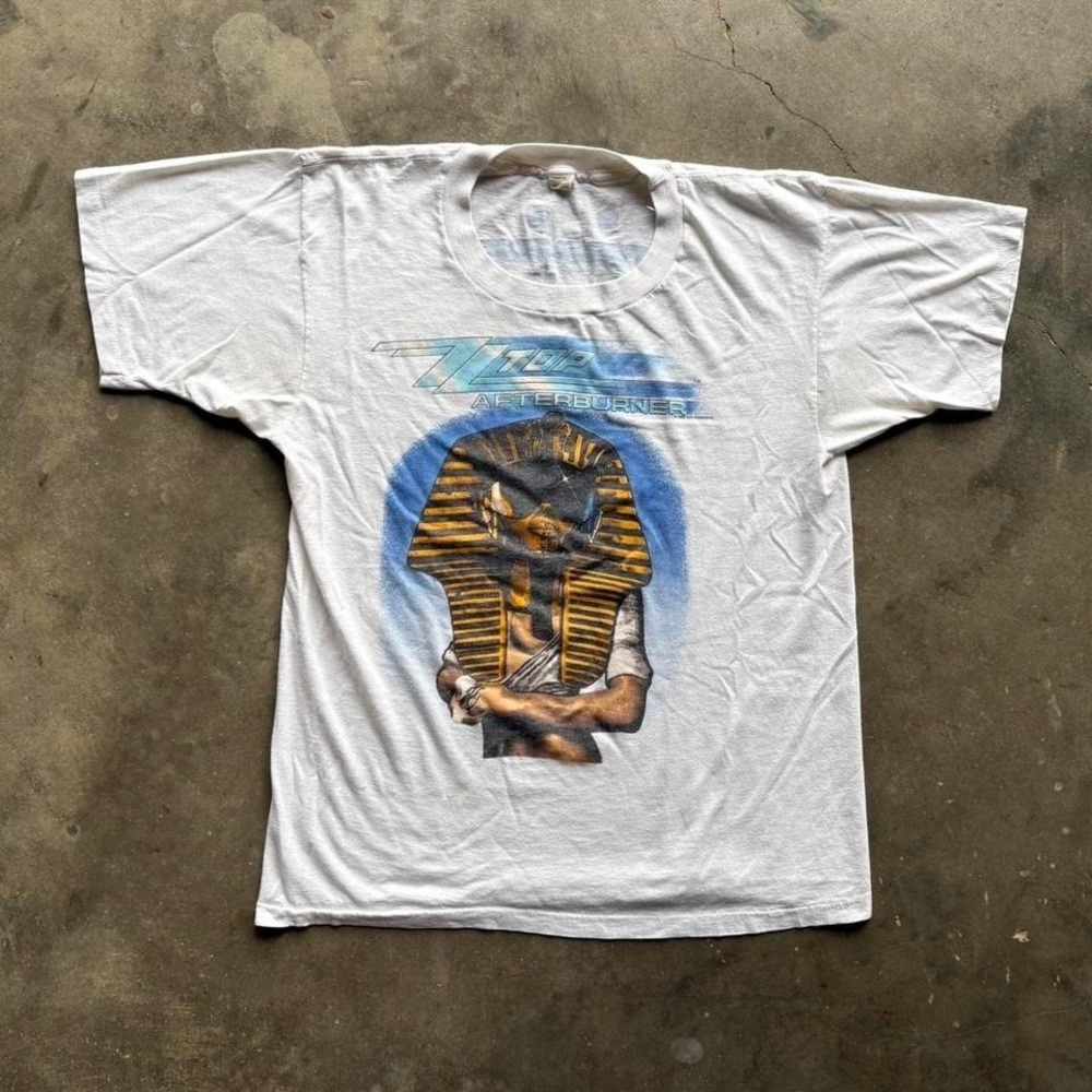 Vintage 1986 ZZ Top Afterburner Concert Band T shirt